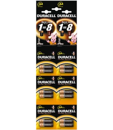 Duracell LR06 MN1500 1х2 шт (отрывные 2х6) Батарейки