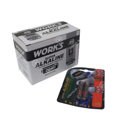 Батарейки Work's Alkaline LR03W-2S AAA 2шт