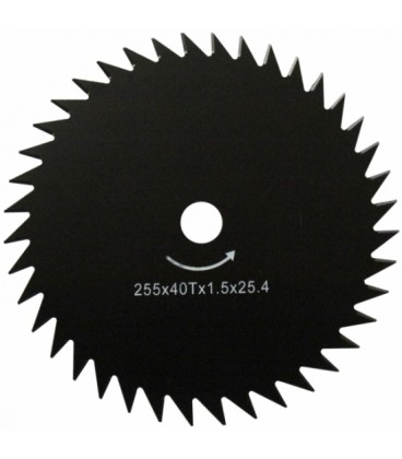 Нож для мотокосы WERK 255х25.4х1.6 мм