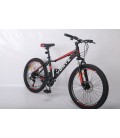 Велосипед Forte Warrior МТВ колеса 24"/рама 15" (черно-красный)