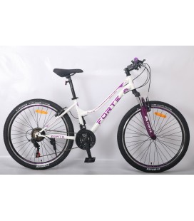 Велосипед Forte Aurora Women Bicycle МТВ колесе 26"/рама 15" (бело-розовый)